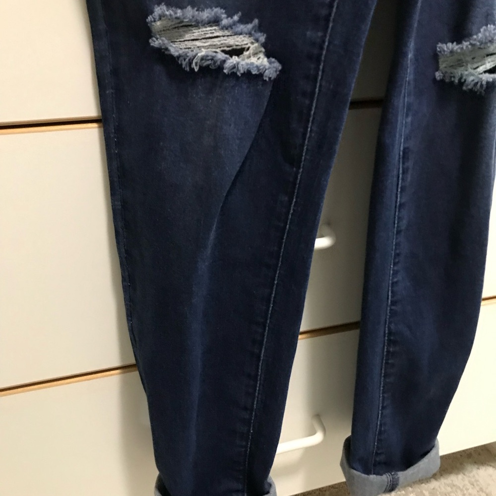Women's Blue Denim Overalls. New, never worn - Picture 3 of 6